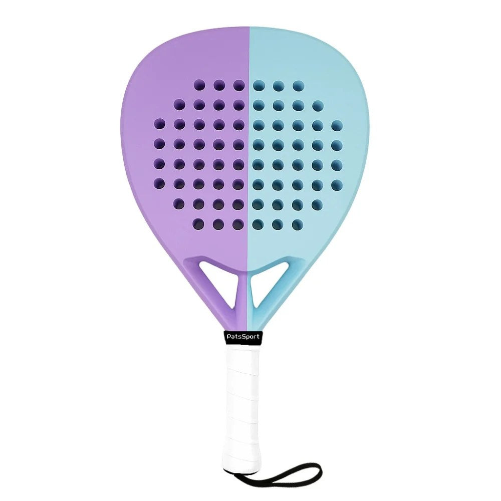 PatsSport Duet Two-Tone Carbon Teardrop Padel Racket – Pastel