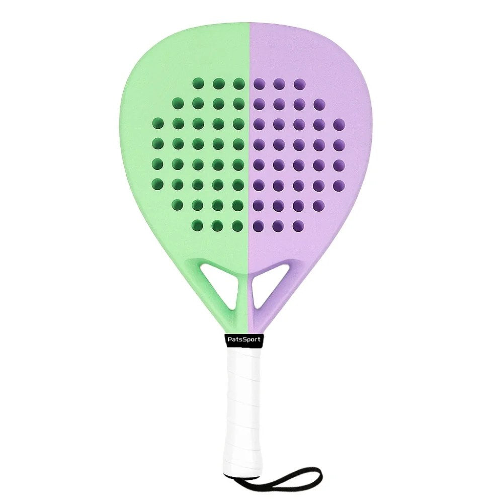PatsSport Duet Two-Tone Carbon Teardrop Padel Racket – Pastel