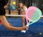 PatsSport Duet Two-Tone Carbon Teardrop Padel Racket – Pastel