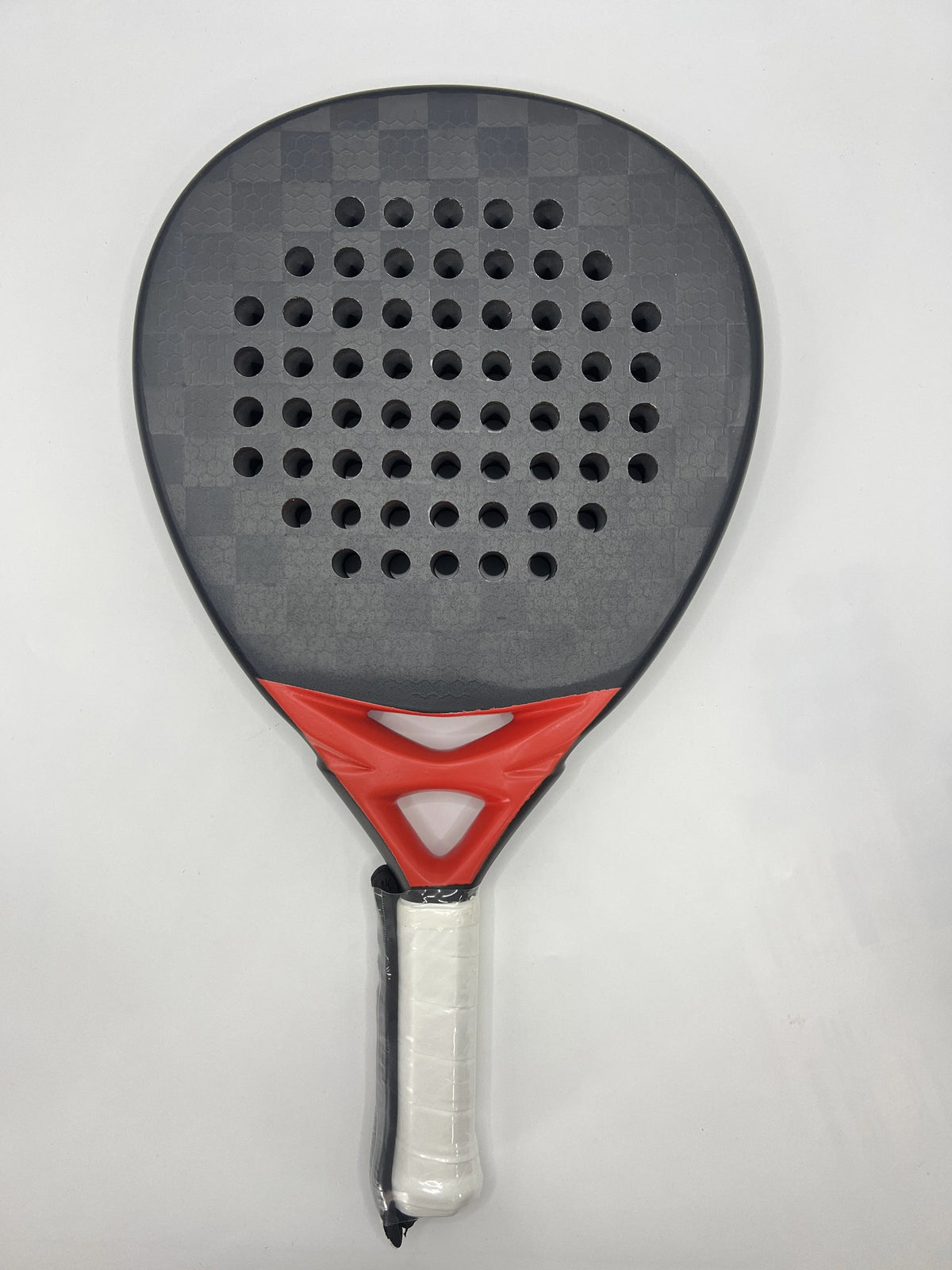 PatsSport Frost 18K Carbon Diamond Padel Racket – Matte Grey, 38 mm
