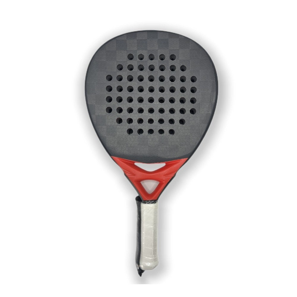 PatsSport Frost 18K Carbon Diamond Padel Racket – Matte Grey, 38 mm