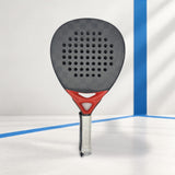 PatsSport Frost 18K Carbon Diamond Padel Racket – Matte Grey, 38 mm