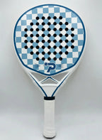 PatsSport Gingham 18K Carbon Padel Racket – Pastel Checkerboard