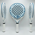 PatsSport Gingham 18K Carbon Padel Racket – Pastel Checkerboard