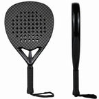 PatsSport Grit Diamond Padel Racket – Sandpaper Face, Carbon or Fibreglass