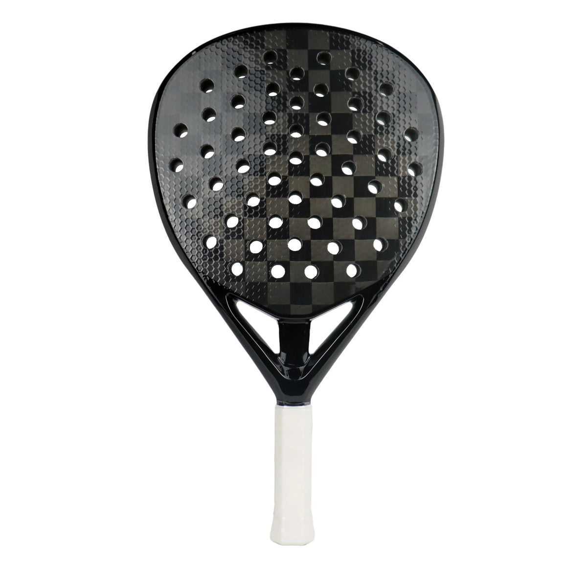 PatsSport Grit Diamond Padel Racket – Sandpaper Face, Carbon or Fibreglass