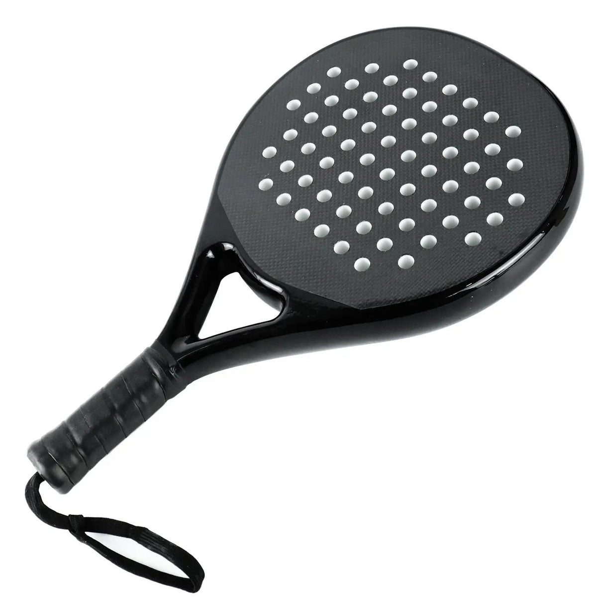 PatsSport Grit Diamond Padel Racket – Sandpaper Face, Carbon or Fibreglass