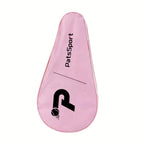 PatsSport Ivory Carbon Round Padel Racket – Cream, Pink Cover Option