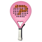 PatsSport Macaron Round Padel Racket – Matte Pastel Carbon, Soft EVA