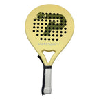 PatsSport Macaron Round Padel Racket – Matte Pastel Carbon, Soft EVA