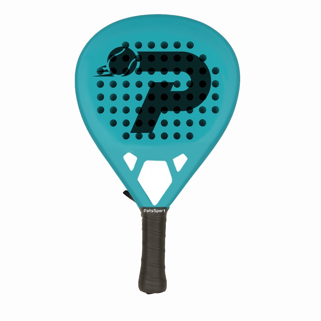 PatsSport Monogram Carbon Teardrop Padel Racket – Big P Graphic