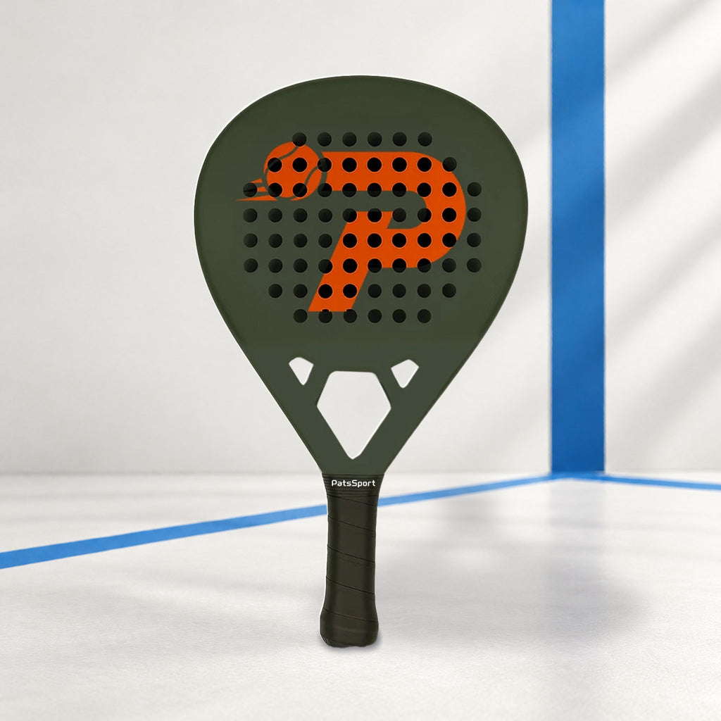 PatsSport Monogram Carbon Teardrop Padel Racket – Big P Graphic