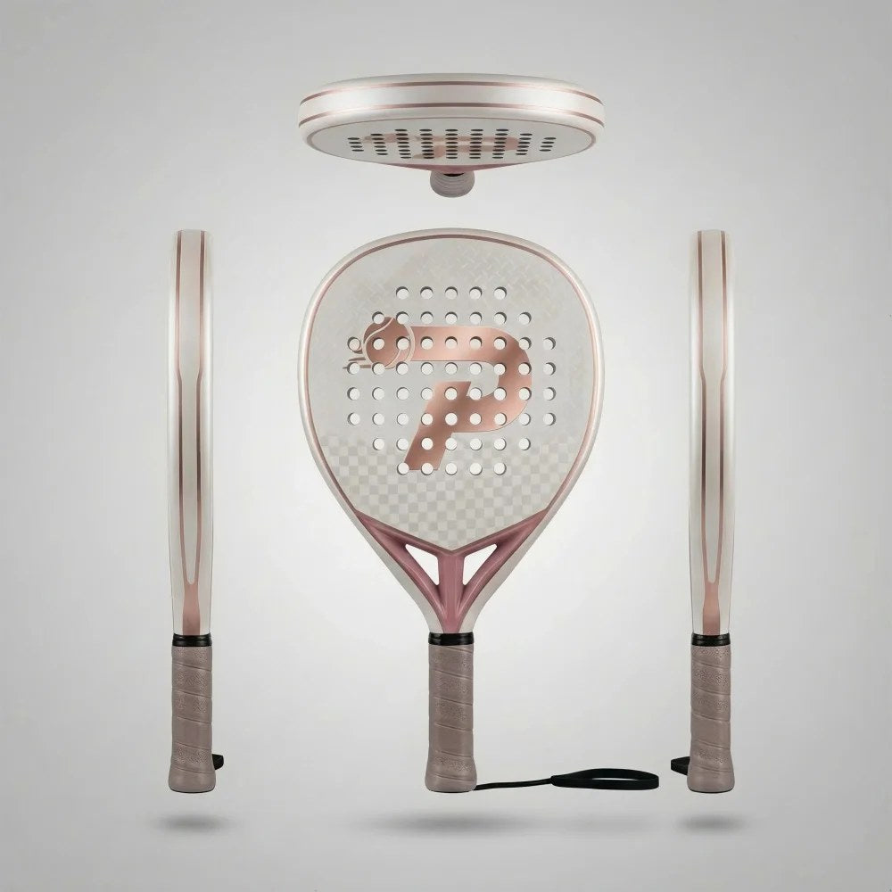 PatsSport Mosaic 12K Carbon Padel Racket – Large Dotted P Design