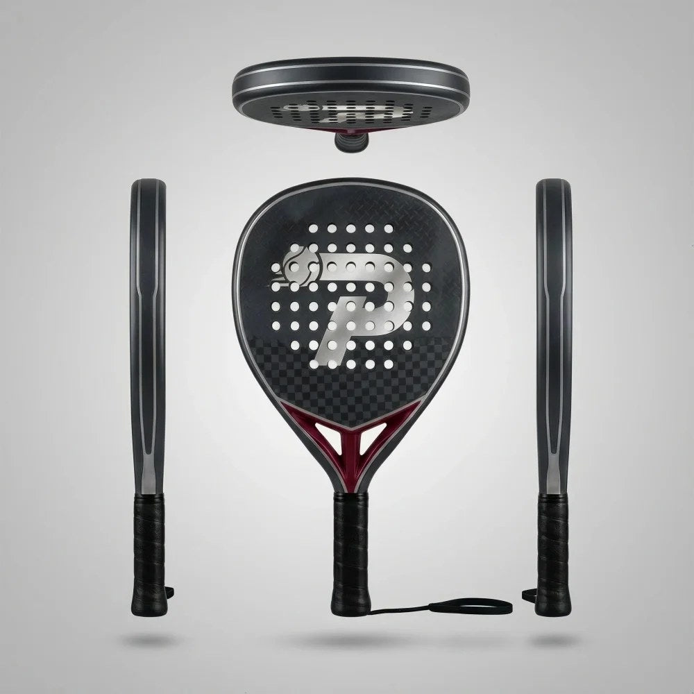 PatsSport Mosaic 12K Carbon Padel Racket – Large Dotted P Design