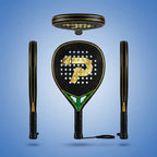 PatsSport Mosaic 12K Carbon Padel Racket – Large Dotted P Design