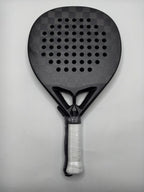 PatsSport Nightfall 18K Carbon Teardrop Padel Racket – All Black