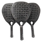 PatsSport Noir Carbon Diamond Padel Racket – Plain Black, 12K or 18K