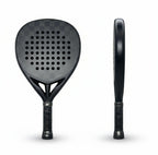 PatsSport Noir Carbon Diamond Padel Racket – Plain Black, 12K or 18K