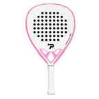 PatsSport Outline Carbon Padel Racket – White with Coloured Frame