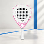 PatsSport Outline Carbon Padel Racket – White with Coloured Frame