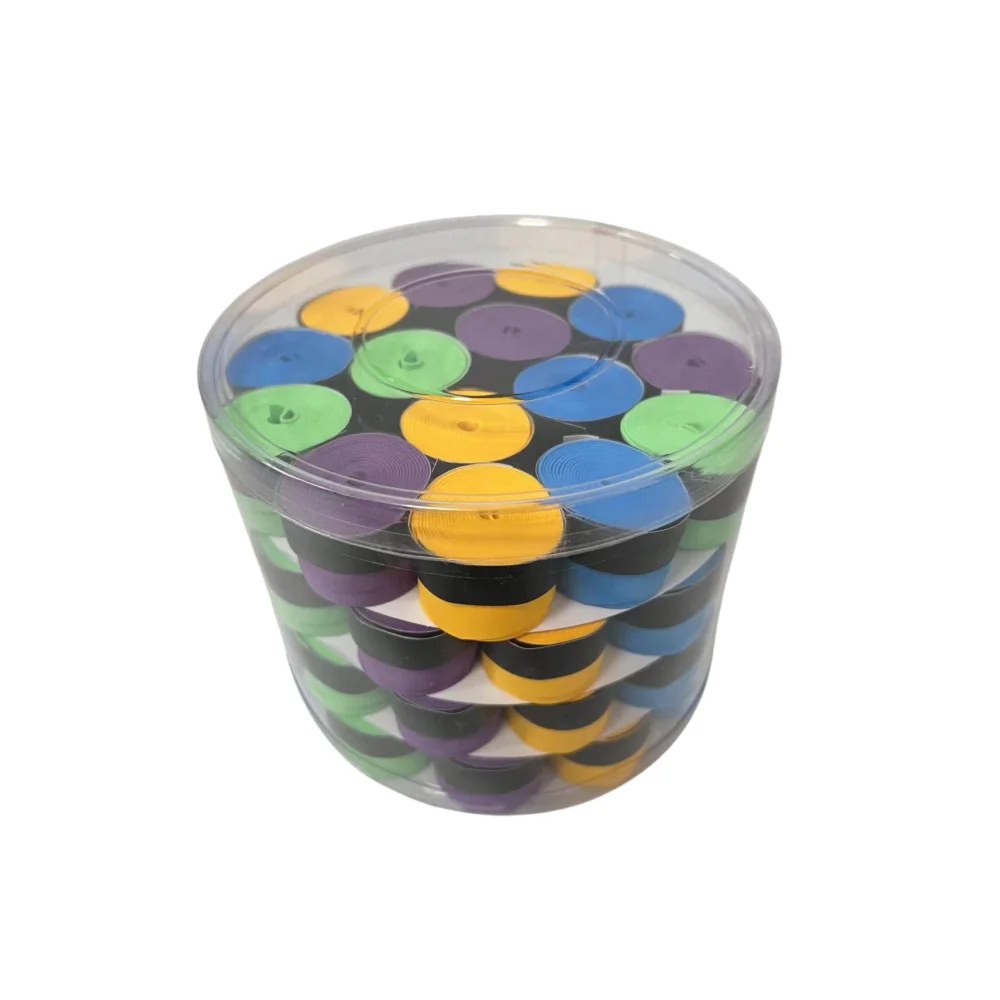 PatsSport Overgrip Club Barrel – Multi-Colour 0.6 mm Tacky PU