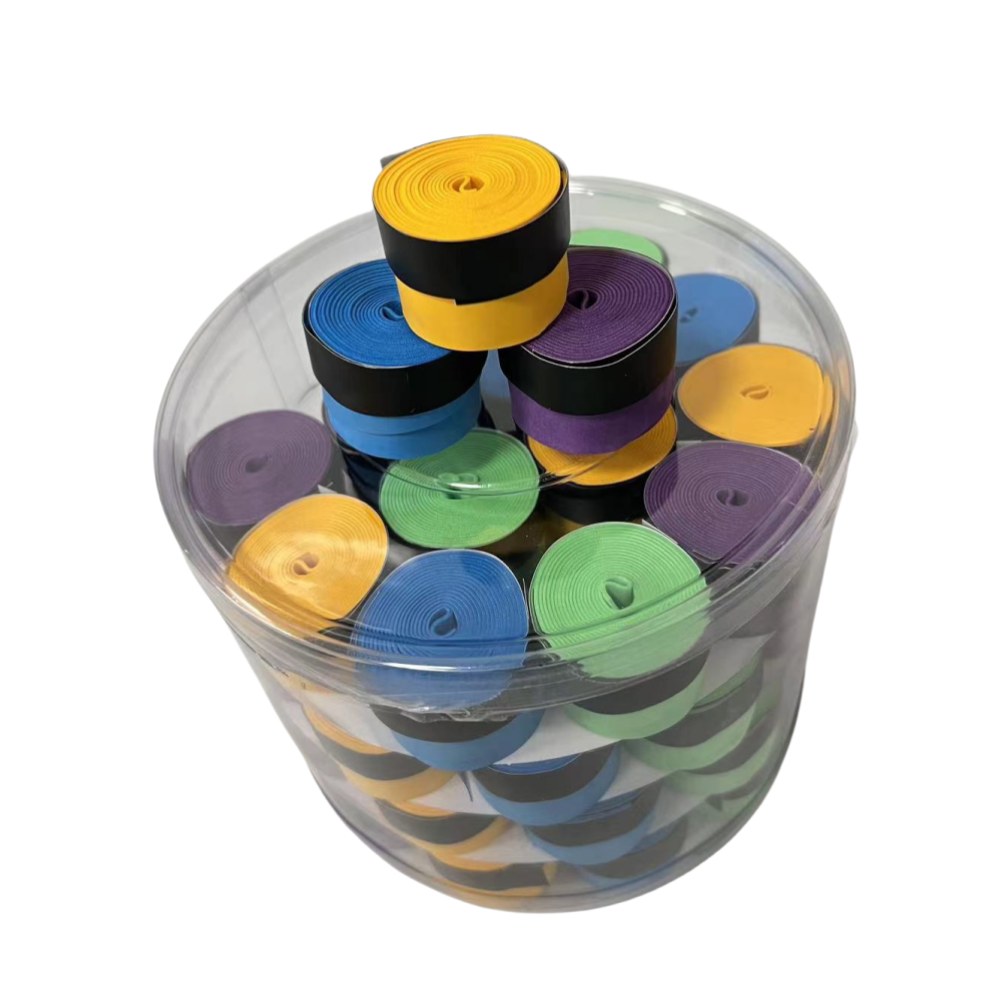 PatsSport Overgrip Club Barrel – Multi-Colour 0.6 mm Tacky PU