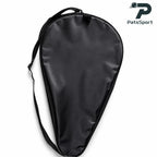 PatsSport Padded Padel Racket Cover with Shoulder Strap – Black