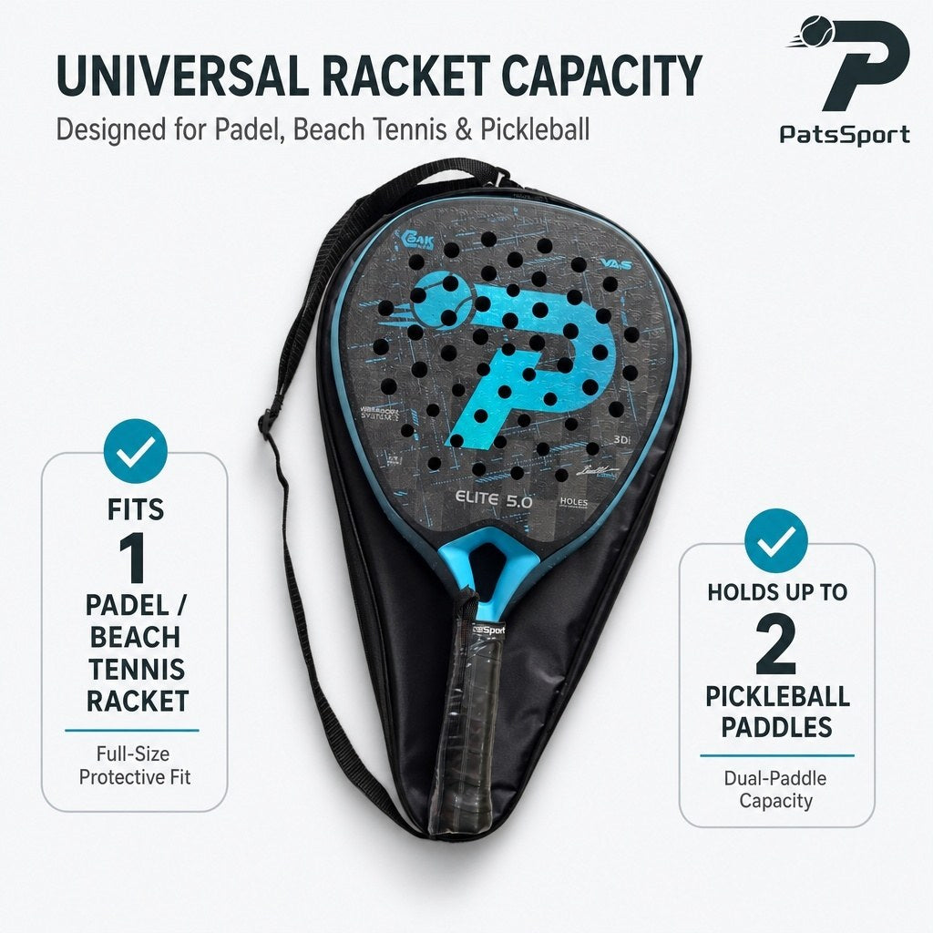 Room for one padel racket