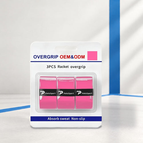 PatsSport Padel Overgrip 3-Pack on Blister Card – 0.65 mm PU