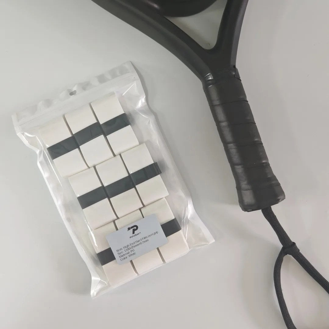 PatsSport Padel Overgrip Value Pack – 9 Overgrips, White or Black