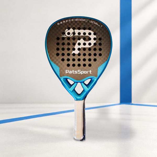 PatsSport Relief 12K Carbon Diamond Padel Racket – 3D Textured Face
