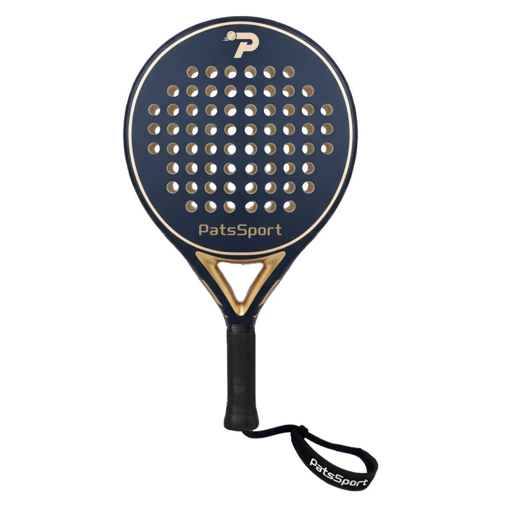 PatsSport Satin Carbon Padel Racket – Rose Gold, Deep Blue or Sage