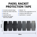 PatsSport Sawtooth Padel Frame Protection Tape – Clear or Black
