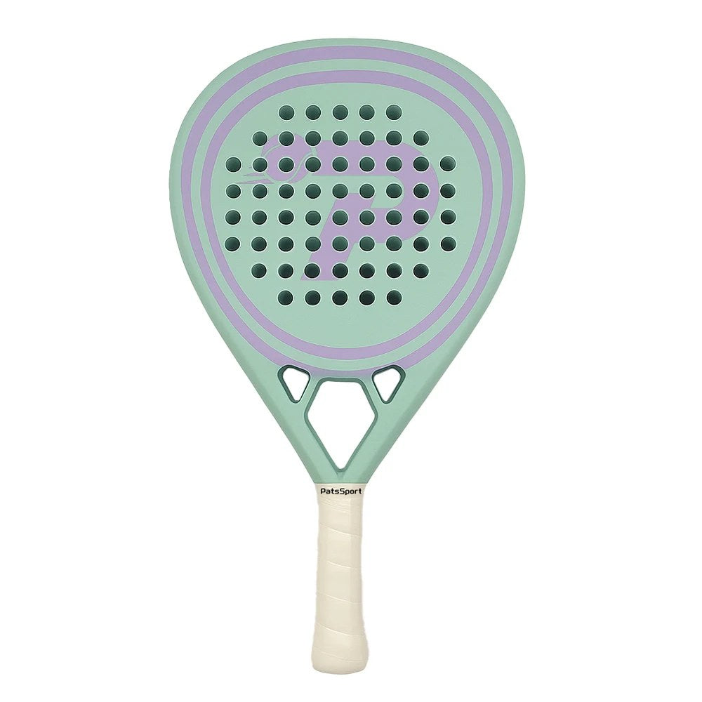 PatsSport Sorbet Matte Carbon Round Padel Racket – Pastel
