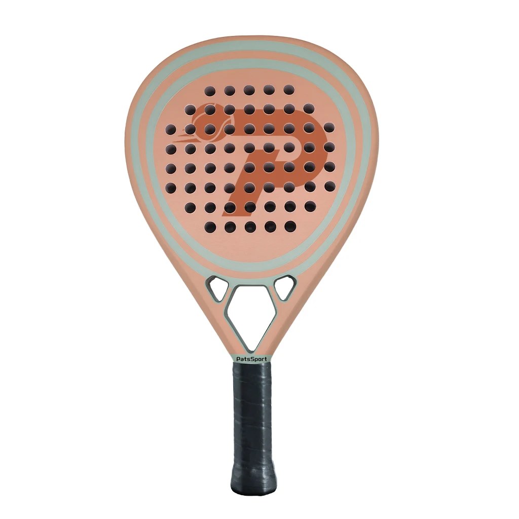 PatsSport Sorbet Matte Carbon Round Padel Racket – Pastel