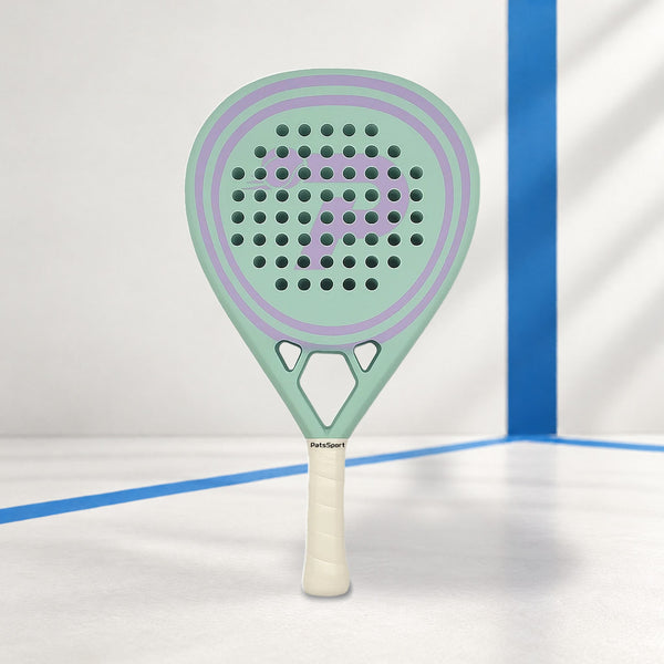 PatsSport Sorbet Matte Carbon Round Padel Racket – Pastel