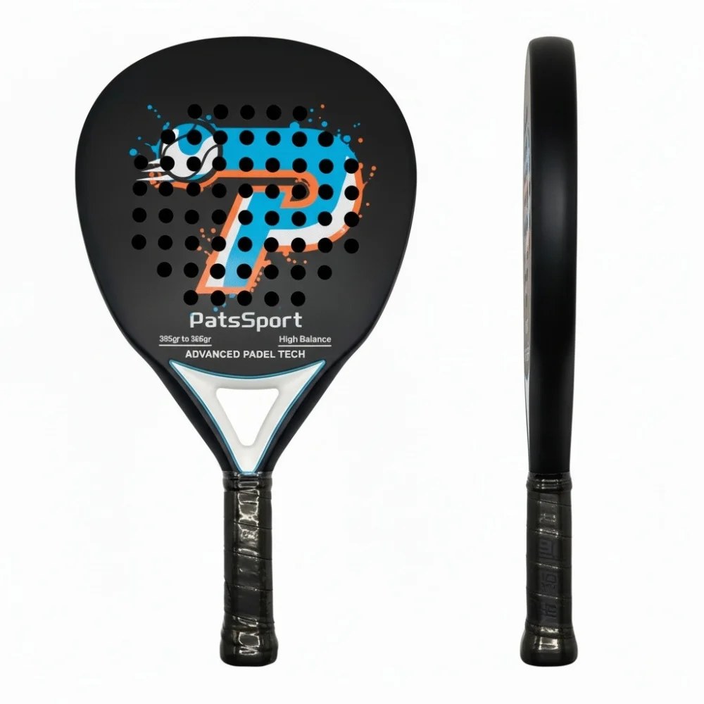 PatsSport Spectrum Carbon Diamond Padel Racket – Anti-Vibration