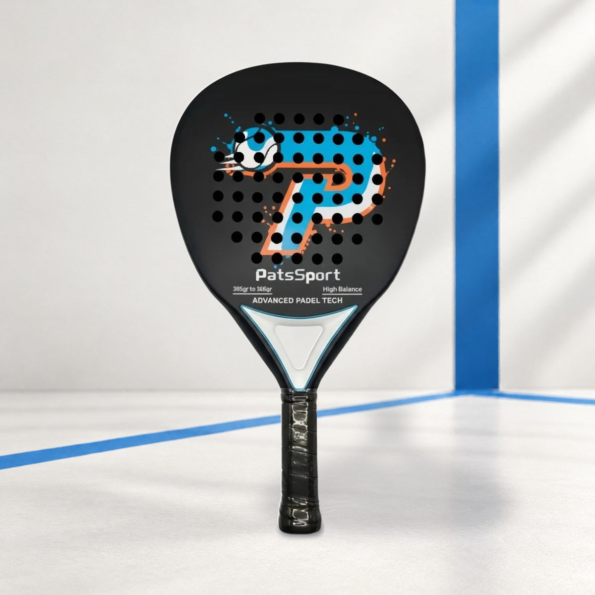 PatsSport Spectrum Carbon Diamond Padel Racket – Anti-Vibration