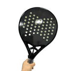 PatsSport Stealth 3K Carbon Teardrop Padel Racket – Raw Black