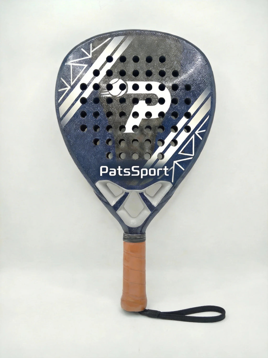 PatsSport Streak 18K Carbon Diamond Padel Racket – Shock-Absorbing Core