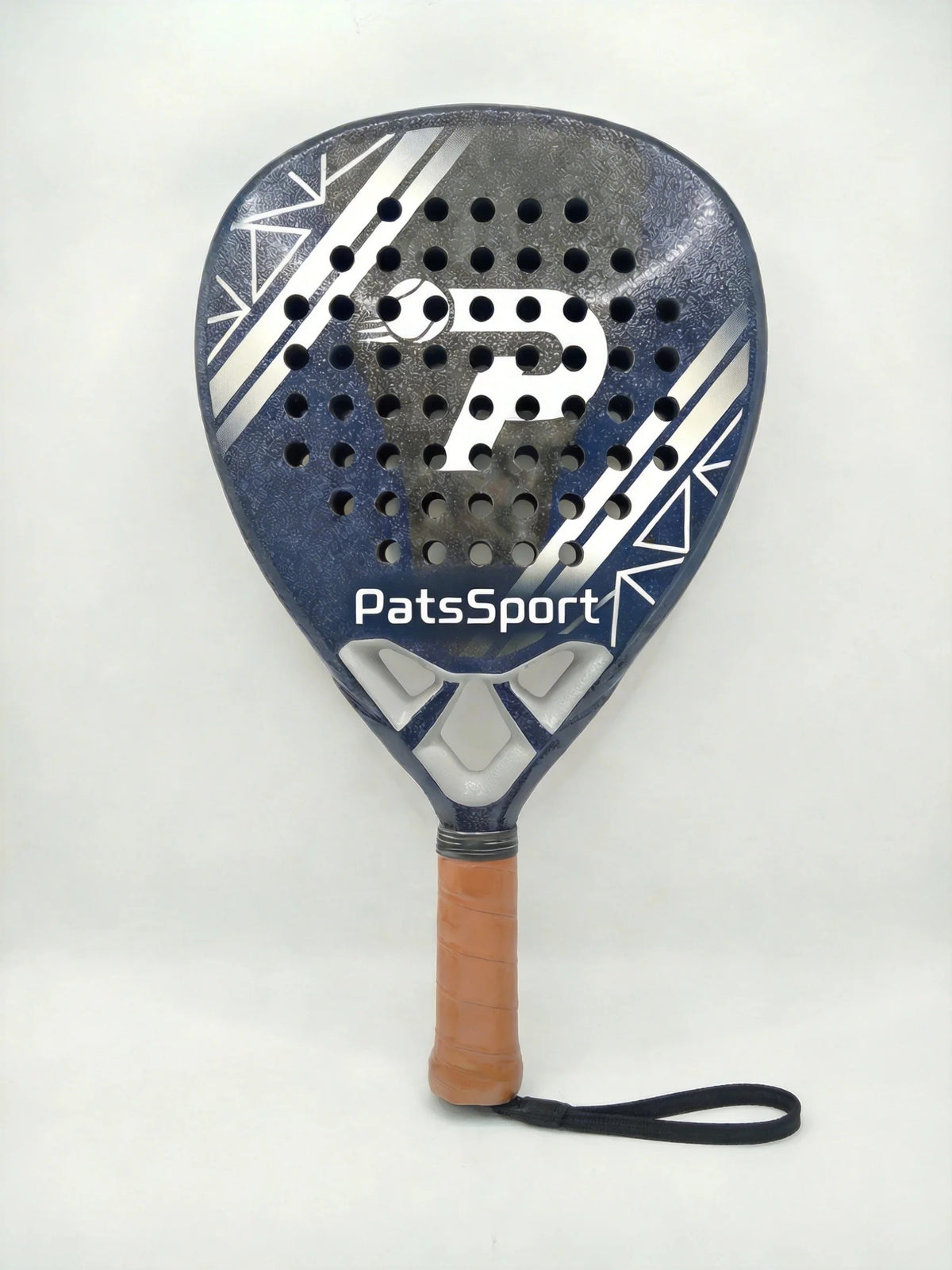 PatsSport Streak 18K Carbon Diamond Padel Racket – Shock-Absorbing Core