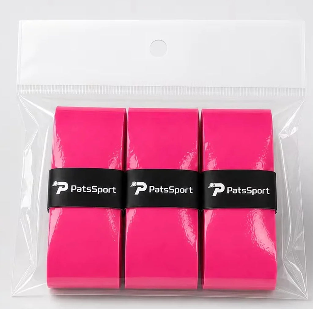 PatsSport Tacky Padel Overgrip 0.55 mm – 3-Pack, 10 Colours
