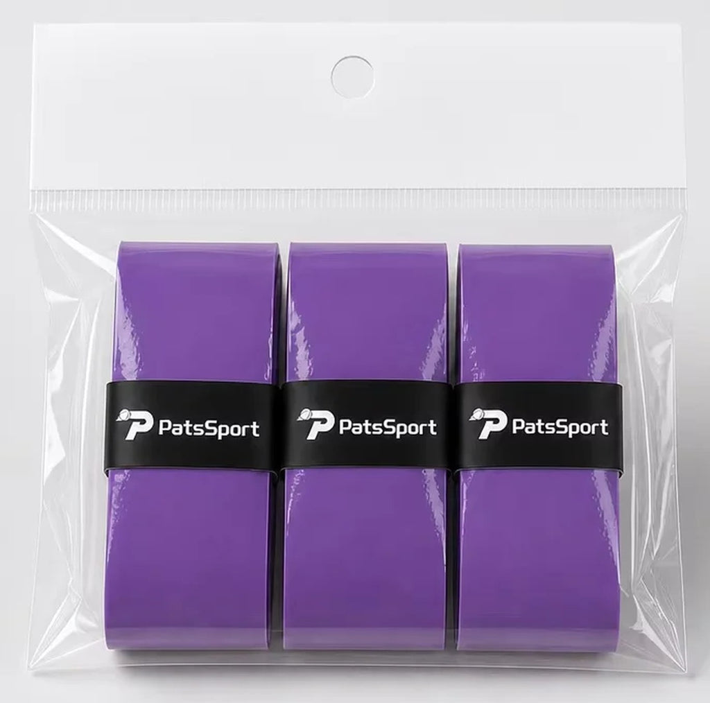 PatsSport Tacky Padel Overgrip 0.55 mm – 3-Pack, 10 Colours