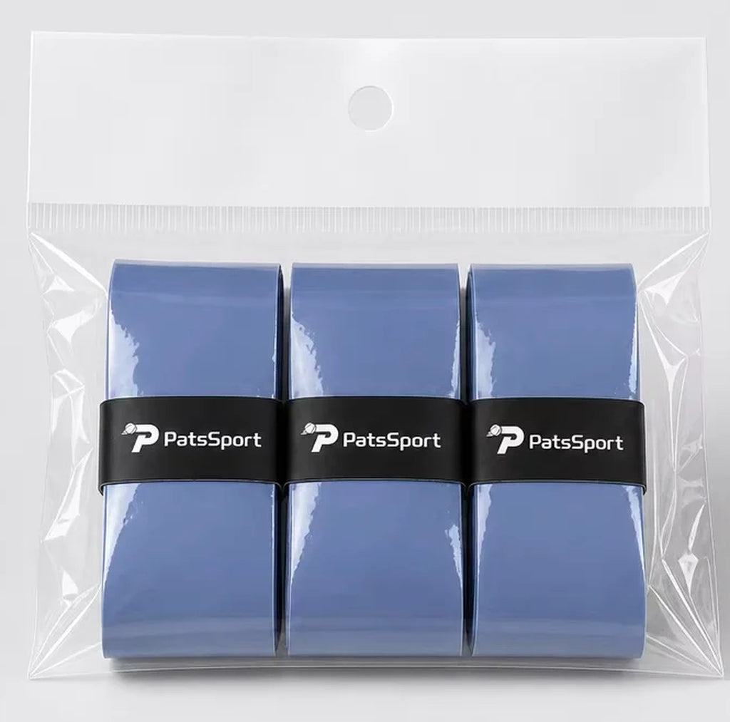 PatsSport Tacky Padel Overgrip 0.55 mm – 3-Pack, 10 Colours