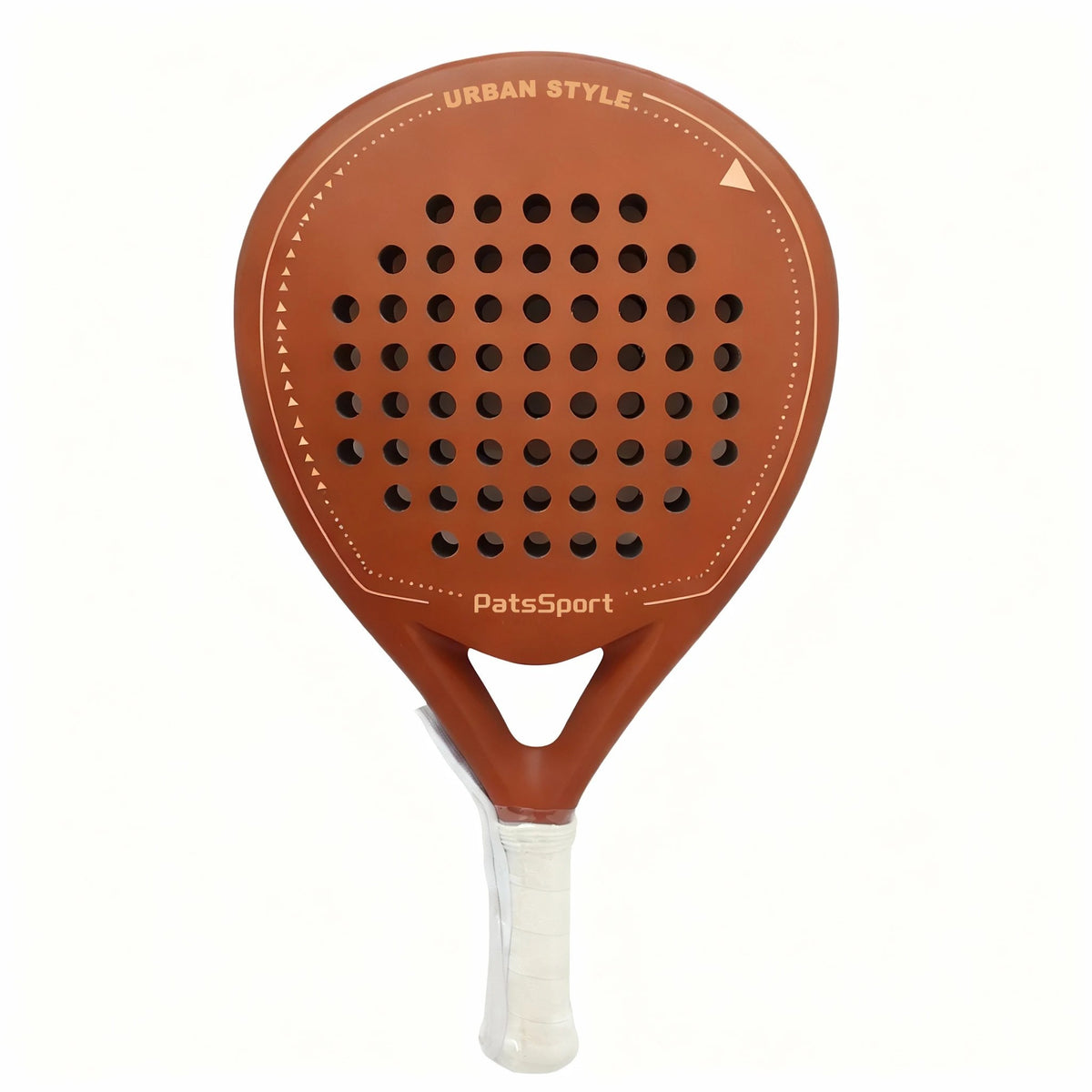 PatsSport Terra 12K Carbon Diamond Padel Racket – Matte Solid Colour