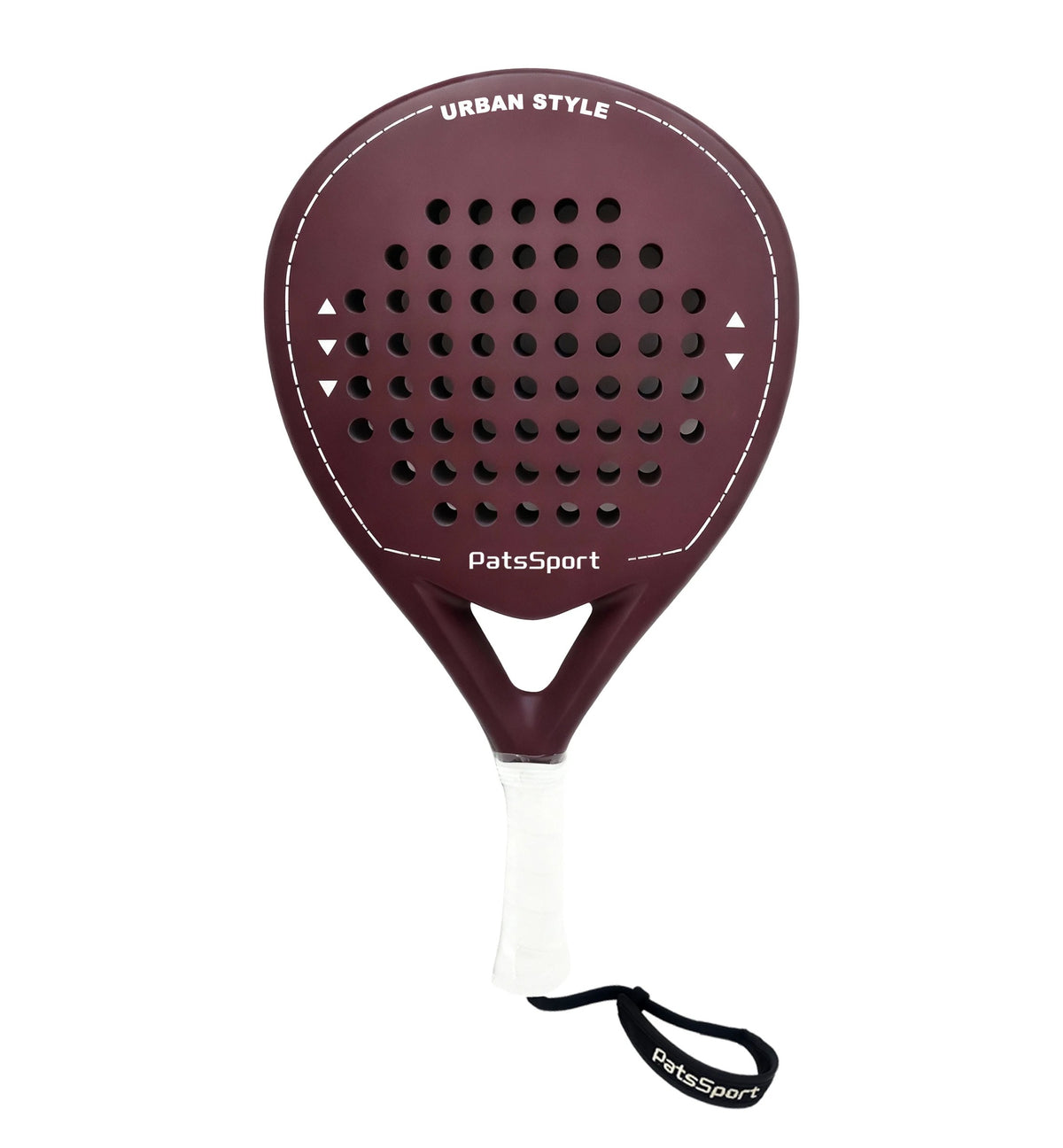 PatsSport Terra 12K Carbon Diamond Padel Racket – Matte Solid Colour