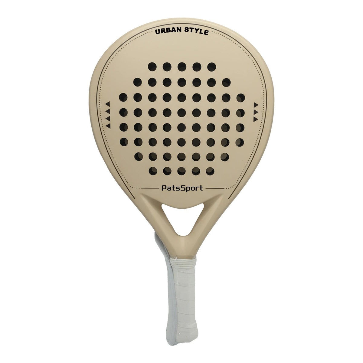 PatsSport Terra 12K Carbon Diamond Padel Racket – Matte Solid Colour