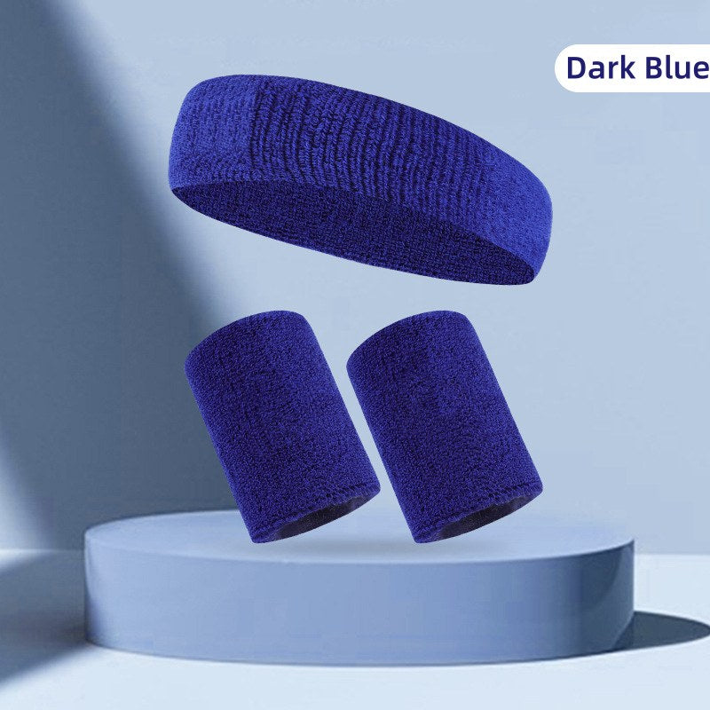 PatsSport Terry Sweatband Set – Headband and 2 Wristbands
