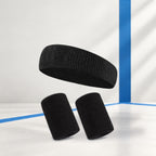 PatsSport Terry Sweatband Set – Headband and 2 Wristbands