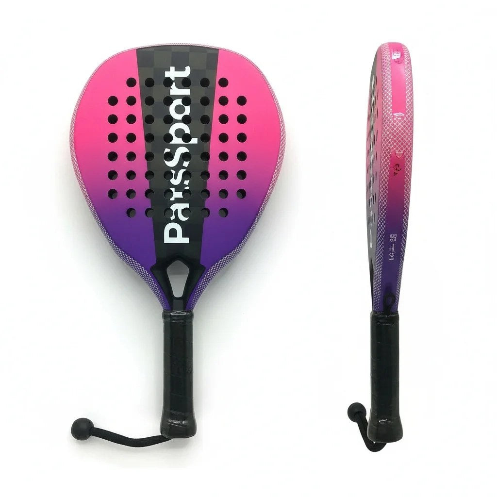 PatsSport Totem 3K Carbon Diamond Padel Racket – 3-Layer EVA Core